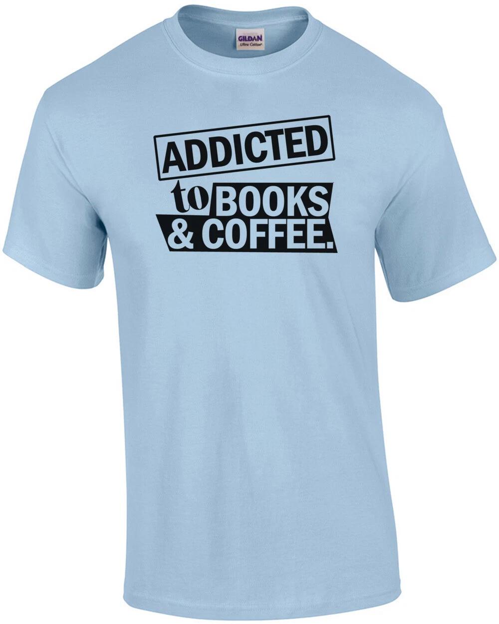 Футболка  Зависим от книг и кофе 2XL