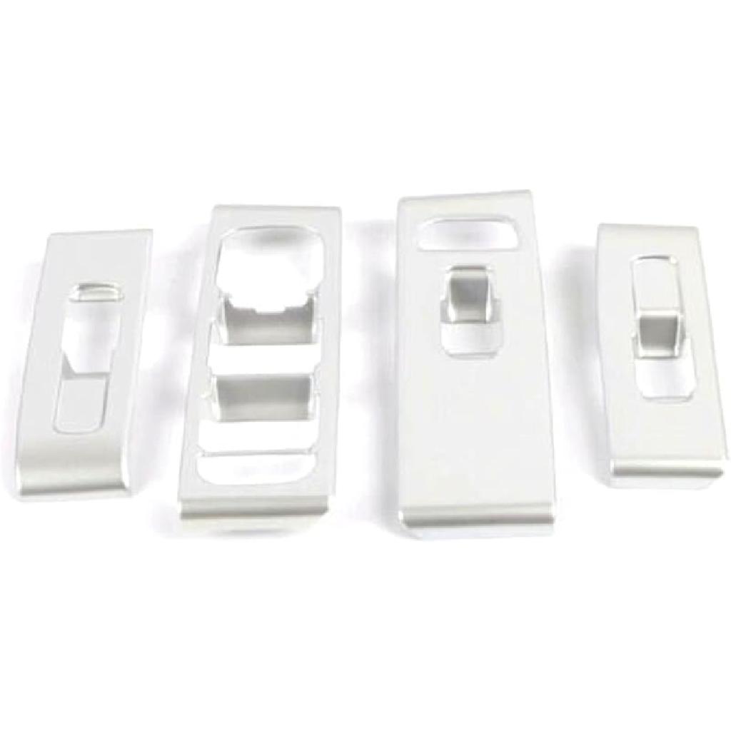 for Volvo XC40 2018-2020 Carbon Fiber Window Switch Lock Car Interior Frame Sticker Car Decoration Accessories(Carbon Fiber)