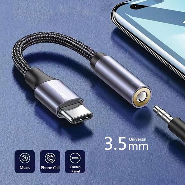 Adapter Usb-C/Jack 3,5Mm Do Samsung Beline Dac Szary