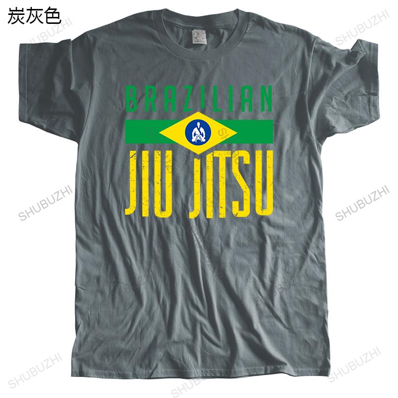 New cotton tees fashion t-shirt Men o-neck summer tshirt BRAZILIAN JIU JITSU unisex tee-shirt women loose cool top printing tees