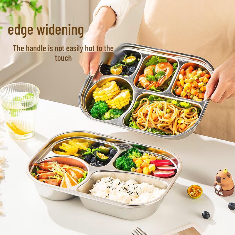 maxcook Stainless Steel Compartmented Lunch Box
