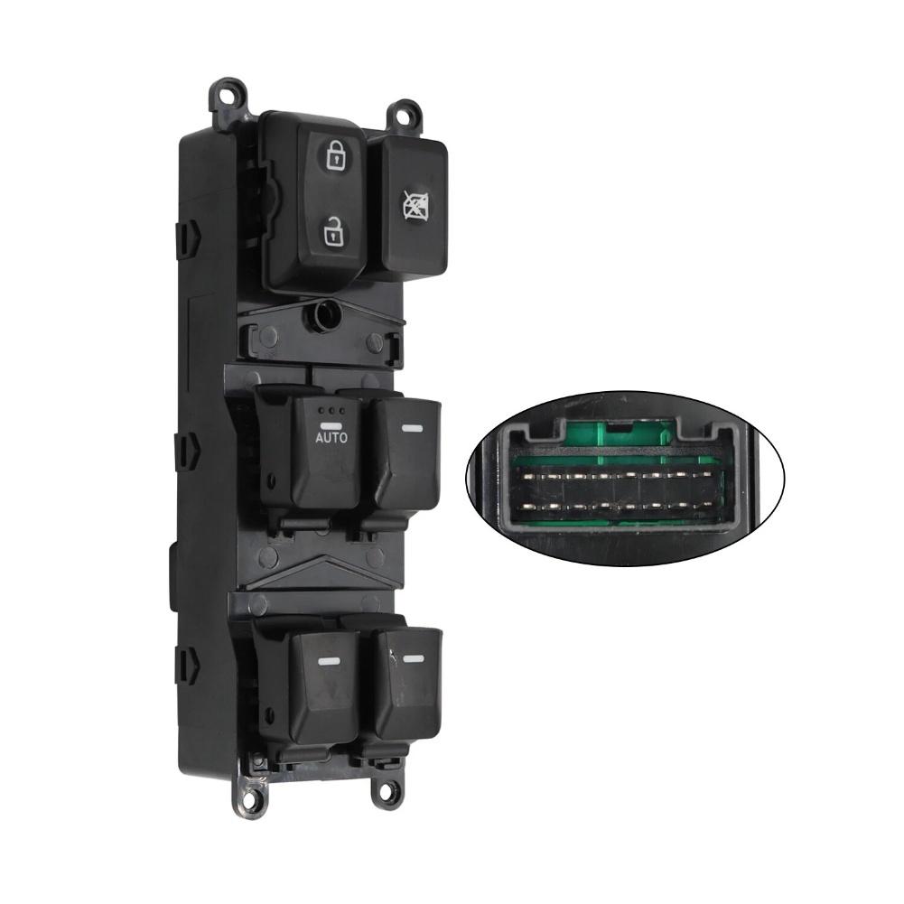 Electric Front Master Window Switch Panel For Kia Rondo For Carens 2007-2012 Fits OEM Part 93570-1D1013W