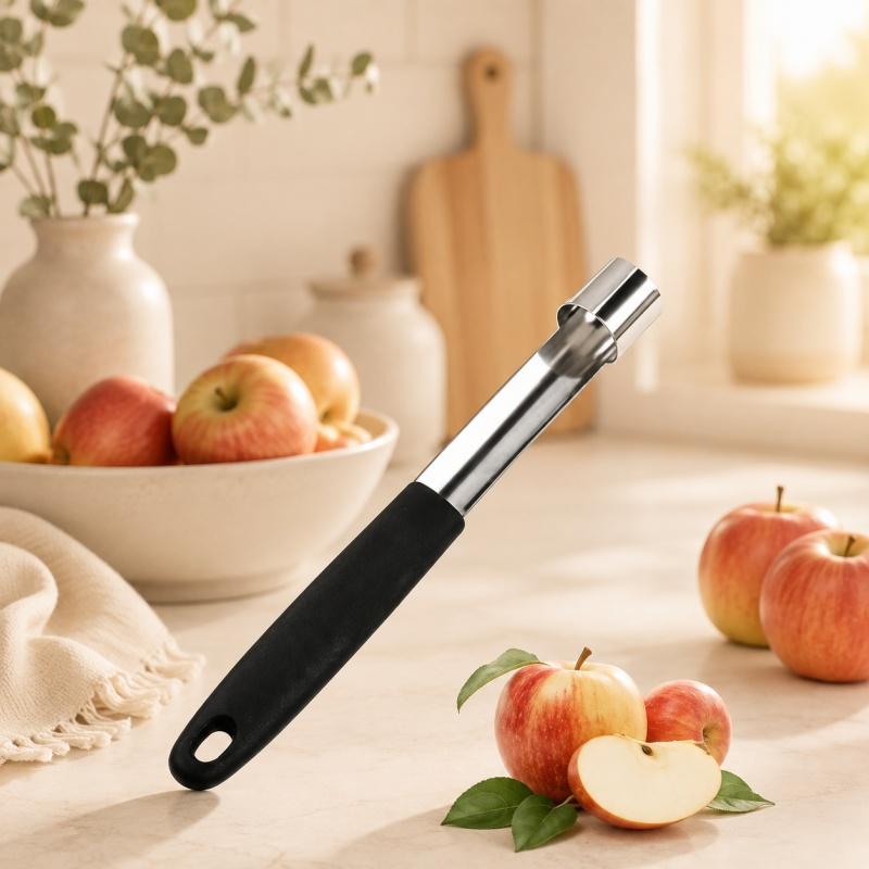 Apple Coring Device Plastic Fruit Coring Device Fruit Core Pumping Tool Creative Coring Device Labor-saving Fruit Core Separator