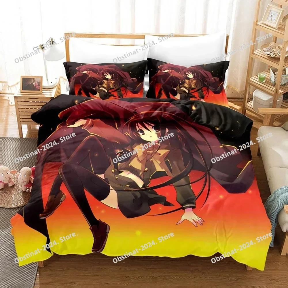 Shakugan No Shana Bedding Set Printed Bed Set With Pillowcase Bed Duvet Cover Soft Single Double Queen Super King Size