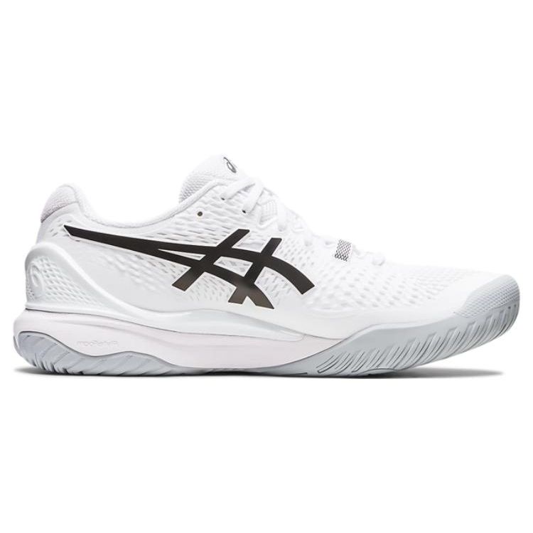 Asics Gel Resolution 9 White Black Men Sneakers 1041A330-100