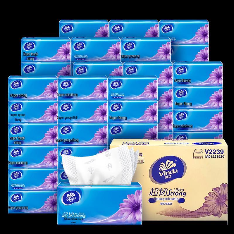 Vinda Ultra-Strong 3-Ply Facial Tissues
