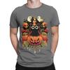 Novelty HALLOWEEN TRICK Black Cat T-Shirts Men Crewneck 100% Cotton T Shirts Cute Ghost Pumpkin Short Sleeve Tees Party Clothing