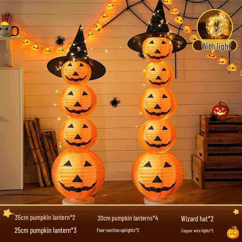 Halloween Luminous Pumpkin Lanterns for Bar and Kindergarten Decor