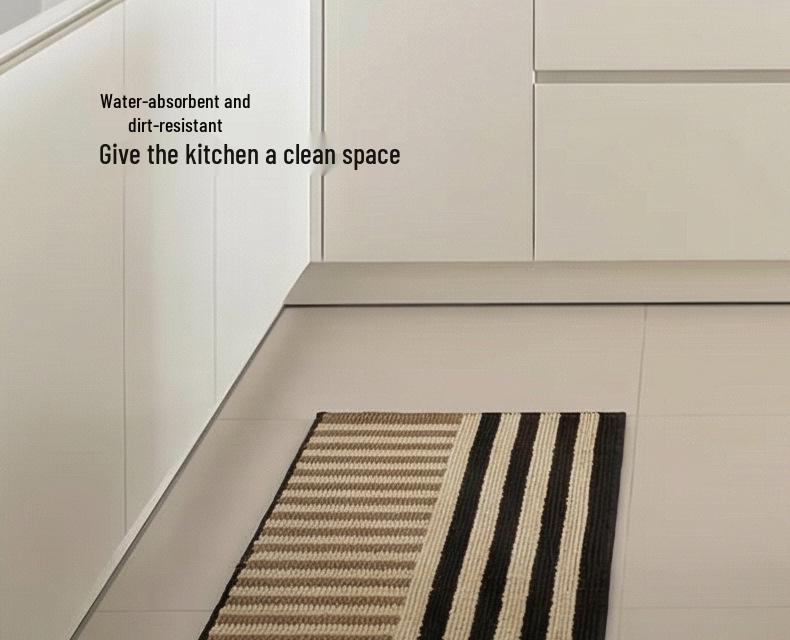 Tappetino Antiscivolo Assorbente per Porta del Bagno Stile Nordico - Tappeto da Ingresso Resistente allo Sporco