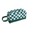 Checkered Pencil Pattern Case Large Capacity Stationery Makeup Cosmetic Gift Bag