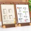 Non-slip Base Table Sign Holder Horizontal/Vertical Table Top Sign Display Shelf  Wedding