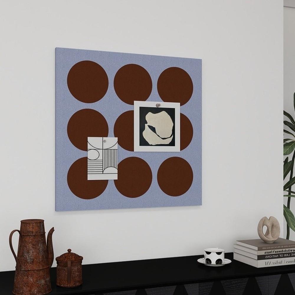 30/40cm Wall Mounted Felt Board Self Adhesive Felt Wall Panel Bedroom Decoration