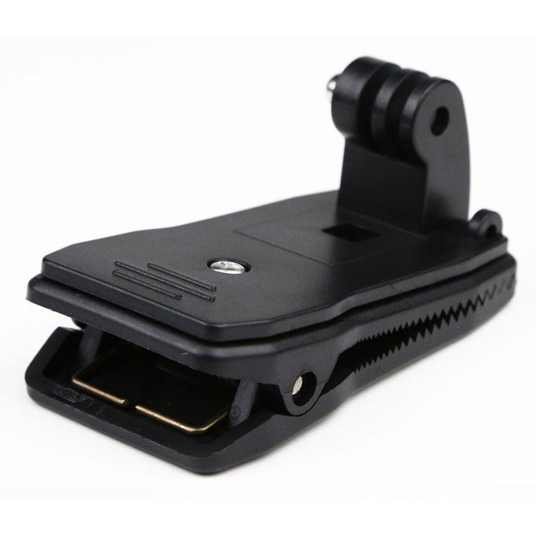 

360° Rotatable Backpack & Hat Clip for GoPro, DJI, and Xiaoyi Cameras