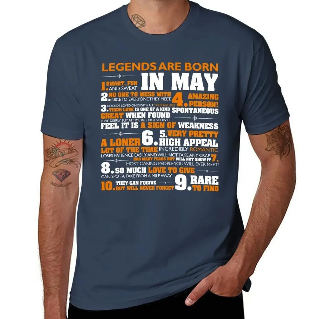 Legends Are Born In May T Shirt Cancer Pride Birthday Gift Tshirt Blouse Blacks Unisexs Tshirts
