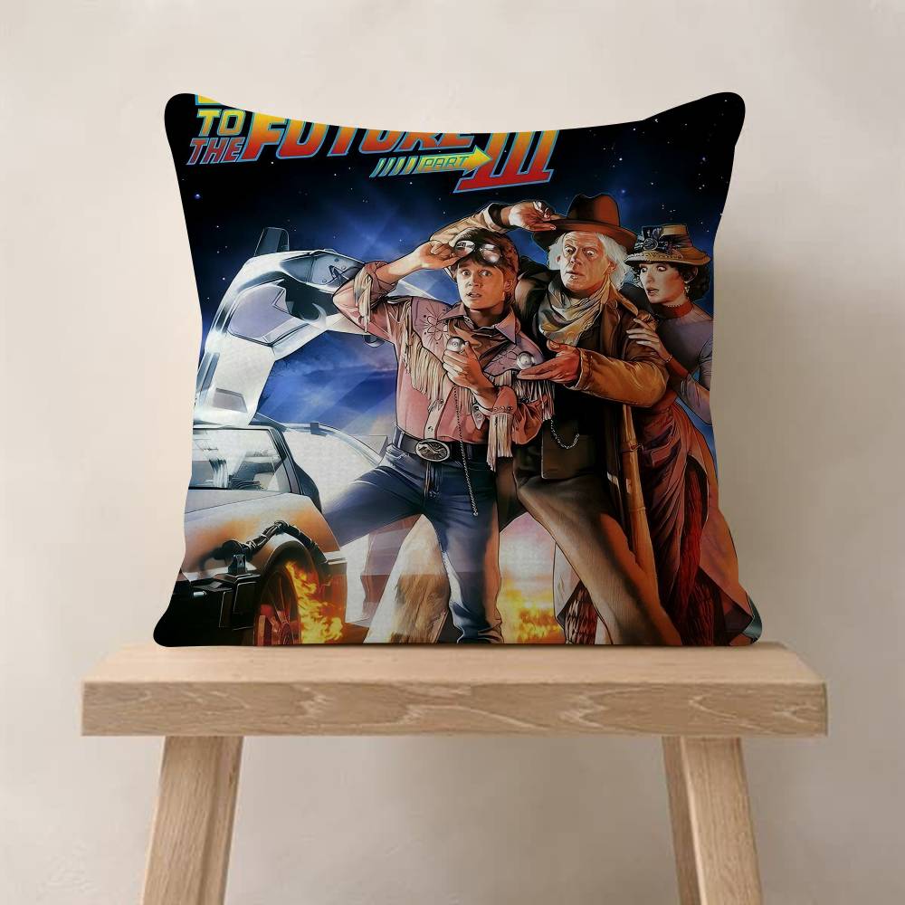 Classic Movies Back To The Future s Pillow Gift Home Office Decoration Bedroom Sofa Car Cushion Cover Case x