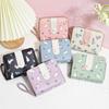 Multi-card Slot Rabbit Folding Wallet Lovely PU Leather Wallet Sweet Rabbit Purse Bag  Women