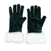 Red Velvet Velvet Mittens Warm Santa Claus Gloves Fashion Full Finger Gloves  Cosplay Party