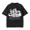 Harajuku Vintage T Shirts Hot Sale Gachiakuta Washed Tshirt Anime Y2k Fun Casual Tshirt Oneck Fashion Tshirt Loose Oversized
