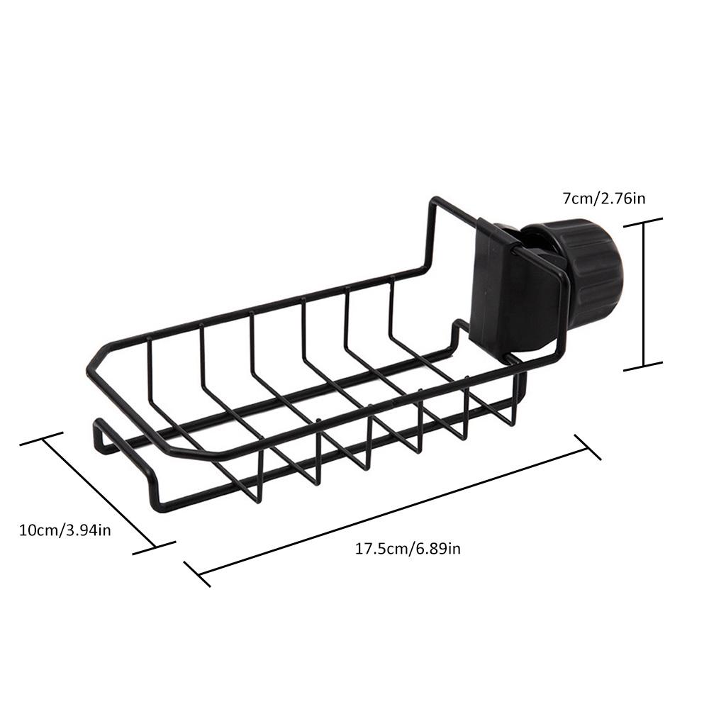 Faucet Rack Cloth Drain Rack Hollow Ventilation Bathroom Rack Punching Kitchen Sink Storage Rack