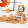Dinosaur Handle for Children's Room - Cute Wooden Animal Cartoon Drawer & Cabinet Pull