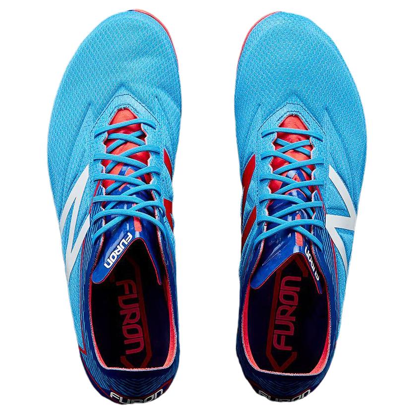 New Balance Furon 3.0 Pro Comfortable Versatile AG (Rubber Short Studs) Support Soccer Shoes Men Soccer Shoes Blue MSFPALT3