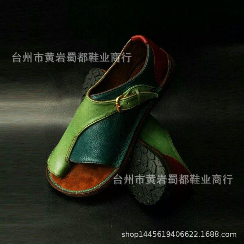 20 spring and summer new sandals women's hot sale fashion casual comfortable fashion solid color set toe large size flat women's sandals