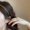 2 Stück Elegantes Europäisches und Amerikanisches Minimalistisches Superfeines Haarband Stirnband für Frauen Mädchen Retro Haarbänder Haaraccessoires