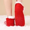 Female Winter Thickened Medium Tube Anti-slip Home Floor Snow Socks Women Comfortable Socks