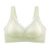Big-breasted Underwear, Women's Upper Support, Pull Together, Comfortable Fixed Cup, Seamless Back, Double Breasts, Lace Bra Cover