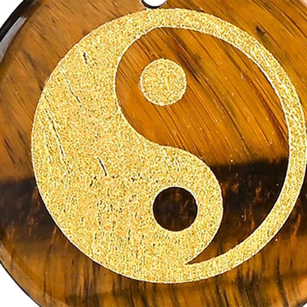 30mm Diameter Rond Kettinghanger Yin En Yang Tai Chi Mode Bedel Vakmanschap Amulet