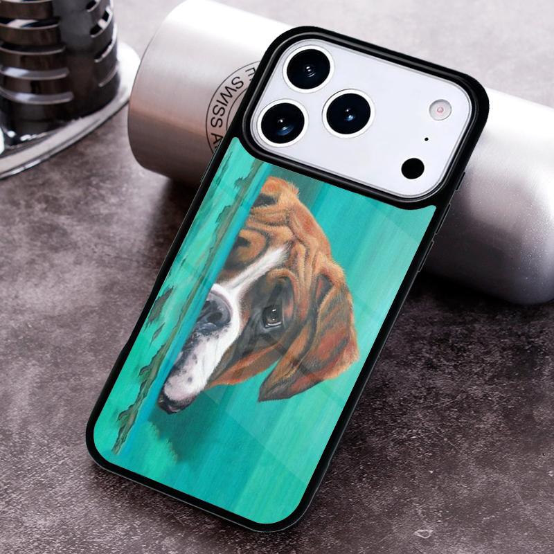 Boxer Dog Phone Case For iPhone 17 16 15 14 13 12 11 Pro Max Plus 17Air Soft Silicone Cover