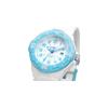 Casio LRW-200H-2BV Analog Watch Gloss White Blue for Women Kids Imported Model