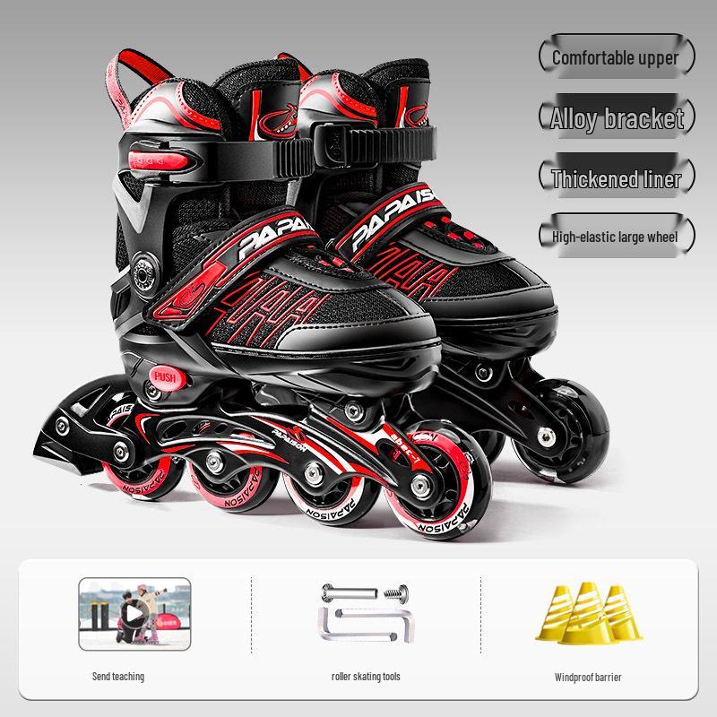 Flashing Roller Skates for Beginners: Adults & Kids, Boys & Girls, Professional Quality