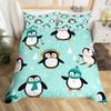 Cartoon Penguin Down Comforter Set Bedding Set 3-piece Duvet Cover Set