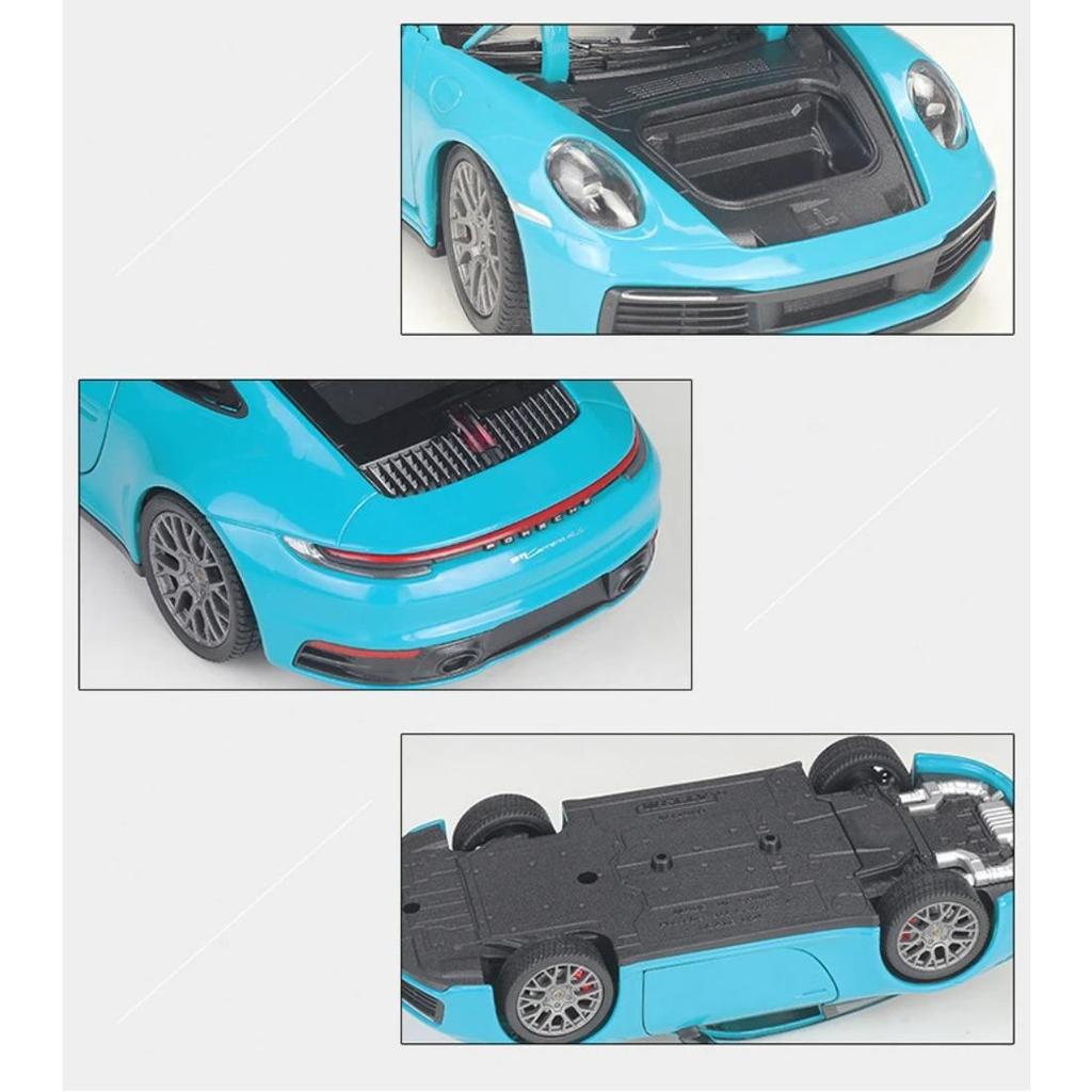 WELLY 1/24 Porsche 911 Carrera 4S Alloy Car Model Diecasts & Toy Vehicles Collect Car Toy Boy Birthday Gifts