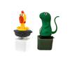 Portachiavi Giocattolo Fidget Rana Gracidante Portachiavi Gallo Ricaricabile Con Suono & LED, Cliccatore Tastiera Anatra Divertente Sollievo dallo Stress