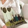 Sam Toft Art Abstract Landscape Pillow Covers Cartoon Sofa Decorative Home Double-sided Printing Short Plush Cute Cushion Cover