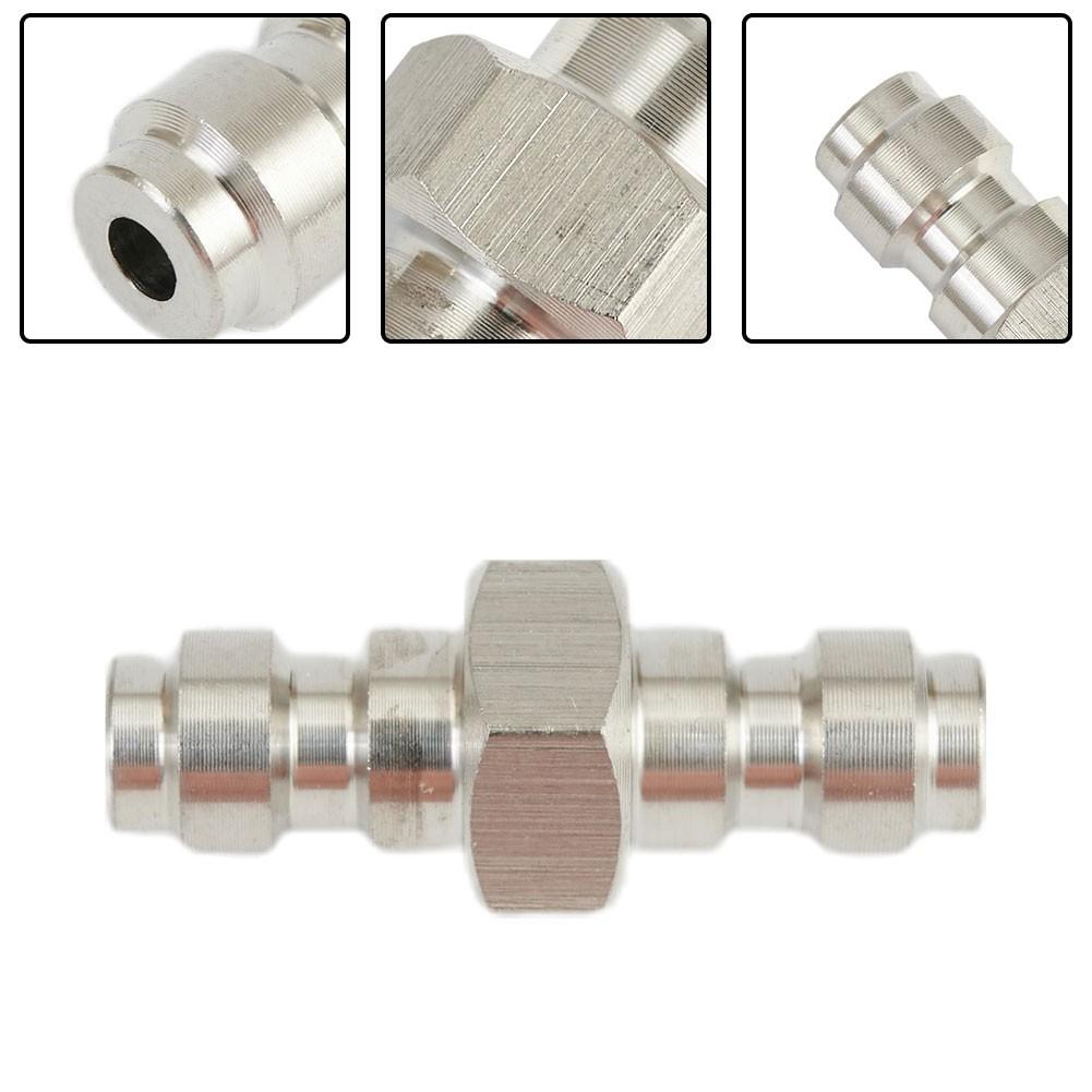 8mm Dual Male Quick Connect PCP Adaptor Foster Fitting