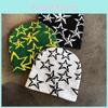 Pattern Star Fashion Women Casual Warm Knitted Hat For Autumn And Winter