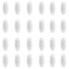 Lanyard Hooks Plastic Clasps For Diy Jewelry Making Children Bracelets And Key Chains White 2.50X0.80X0.80CM Securing Lanyards 60Pcs