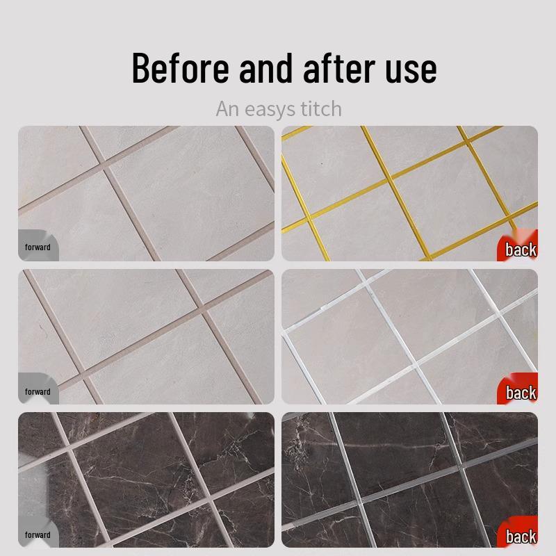 Grout Pen: Waterproof, Anti-Mildew, No-Fade Tile Gap Touch-Up Paint