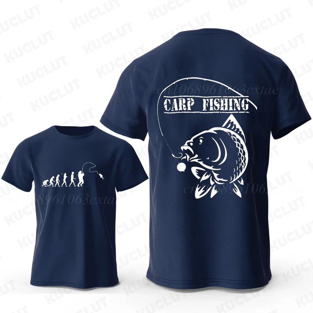Eat Sleep Fishing Heartbeat Unisex T-Shirts Tops Unisex Fisherman Fish T-shirt Short Sleeve Fashion Brand Loose Tee Shirt for Male