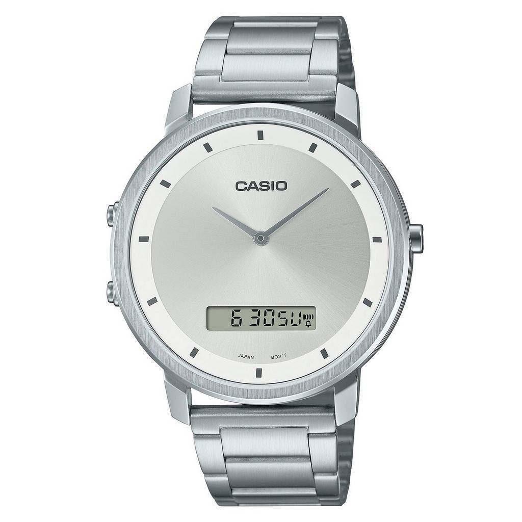 

Стандартные аналоговые цифровые мужские часы Casio из нержавеющей стали MTP-B200D-7E MTPB200D-7
