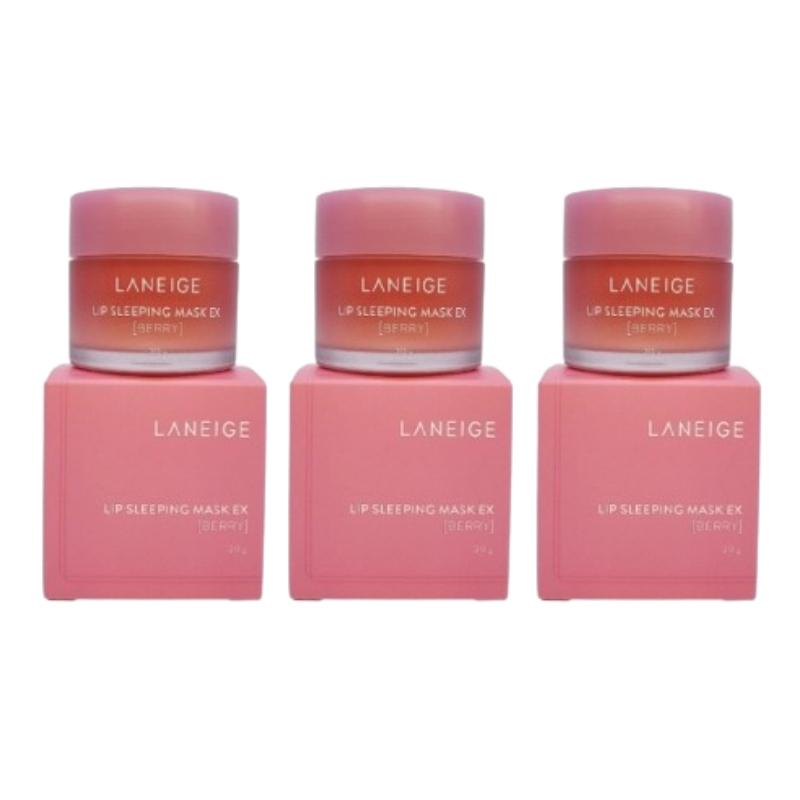 LANEIGE Masque de nuit pour les lèvres EX 20 g x 1 - Parfum baies | Soin hydratant intense pour des lèvres douces et lisses | Essentiels K-Beauty