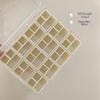Jewelry Earrings Display Box with Transparent Design for Comprehensive Nail Accessories Storage
