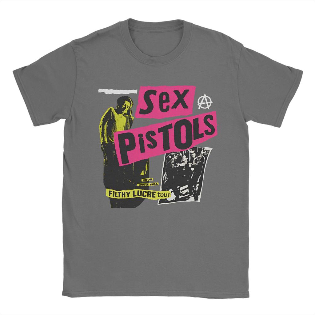 Harajuku T-Shirt Beach SEX PISTOLS Trending T Shirts  100% Cotton Tee Shirt for Man Y2K Fun Design Short Sleeve Top Tees