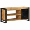 Shoe Bench Brown 100 x 40 x 50 cm Solid Mango Wood