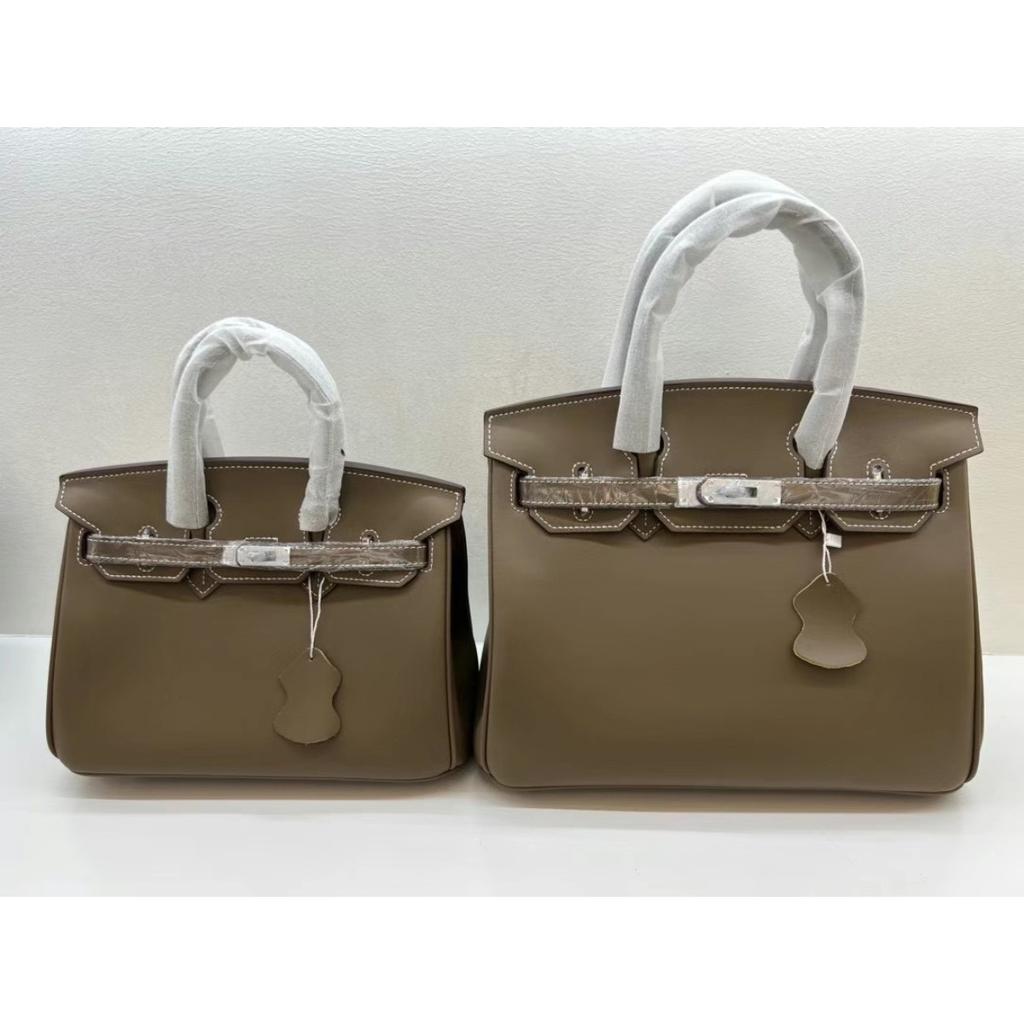 Neue Leder Swift Leder Silberne Schnalle Platin Tasche Erste Schicht Rindsleder Atmosphärische Handtasche Mode Styling Schultertasche Damen