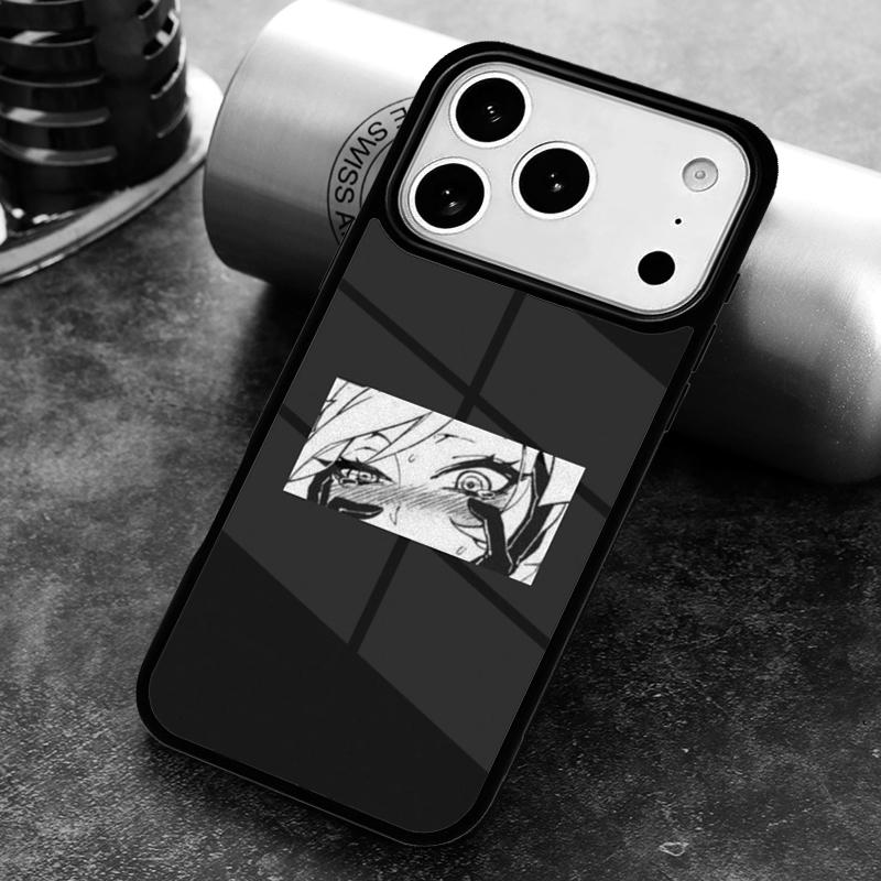 Japanese Anime Aesthetic Eye Phone Case for iPhone 17 16 15 Pro Max Air 14 13 12 11 Plus Shockproof Cover