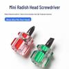 Compact Multi-tip Screwdriver: Short Stubby, Phillips, Slotted, Torx for Manual Use